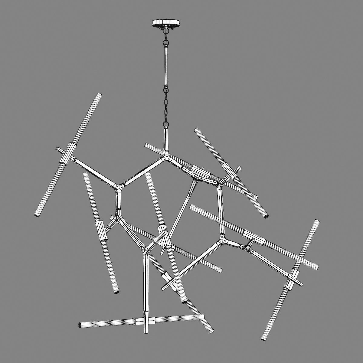 74220x Struttura Lightstar Chandelier 3D model_8