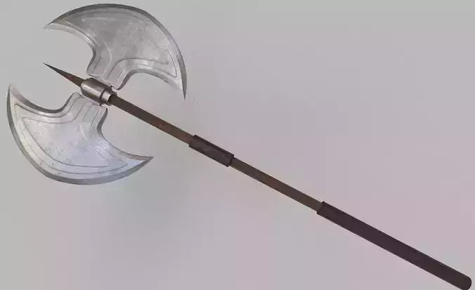 Double sided BattleAxe 3D model