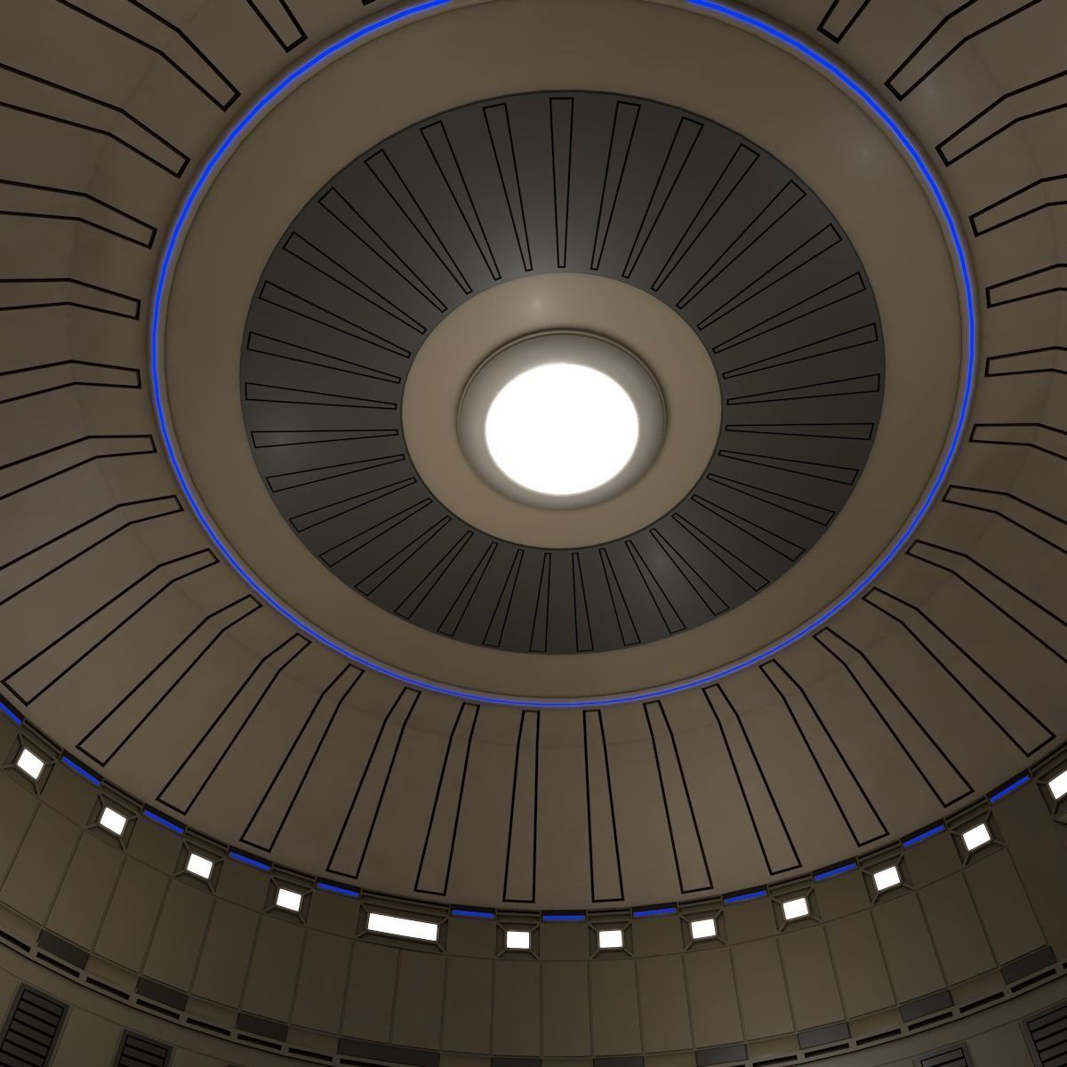 Sci Fi Room  3D model_6