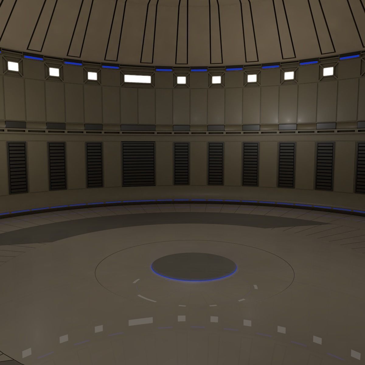 Sci Fi Room  3D model_4
