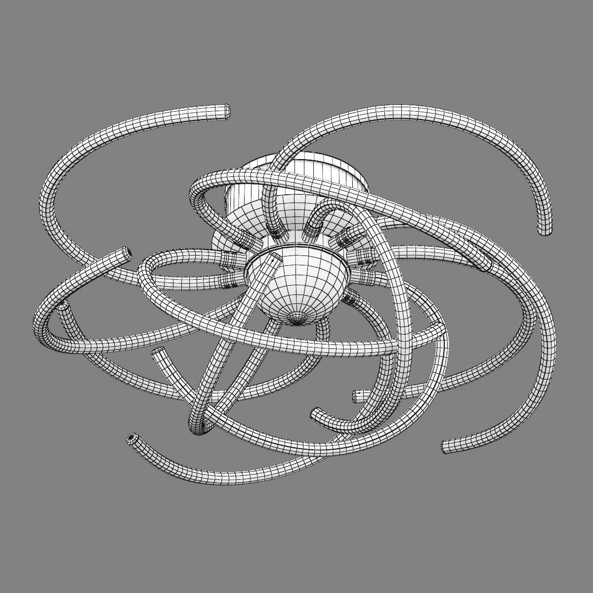 748094 Ciclone Lightstar Ceiling Lamp 3D model_3