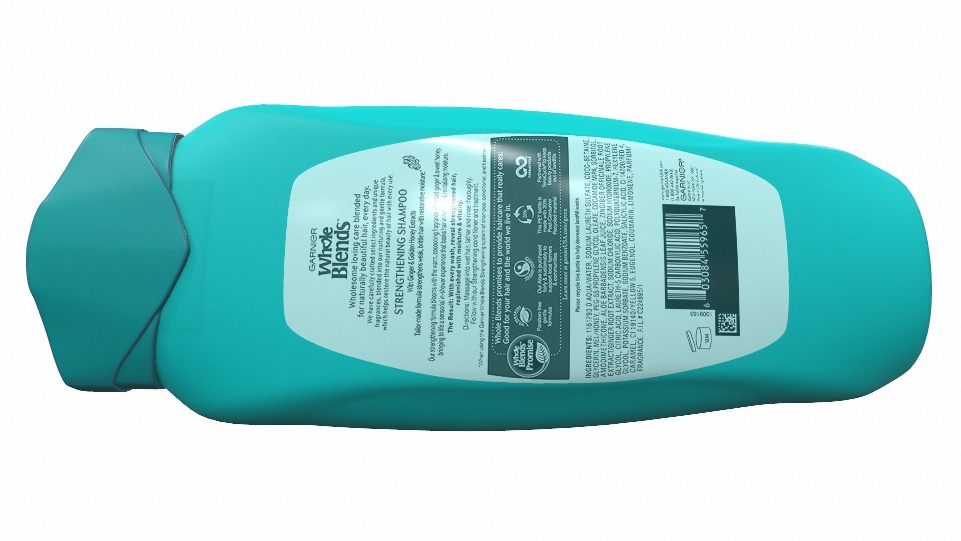 Shampoo whole coconut 3D model_8