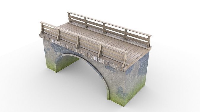 Arch bridge 3D model