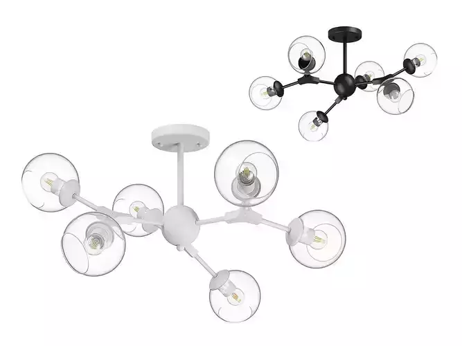 78506x Beta Lightstar Chandelier 3D model