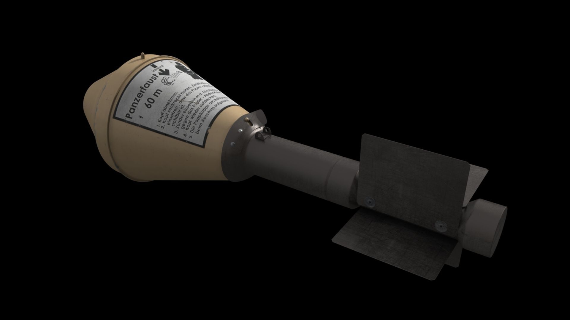 Panzerfaust 60 3D model_4