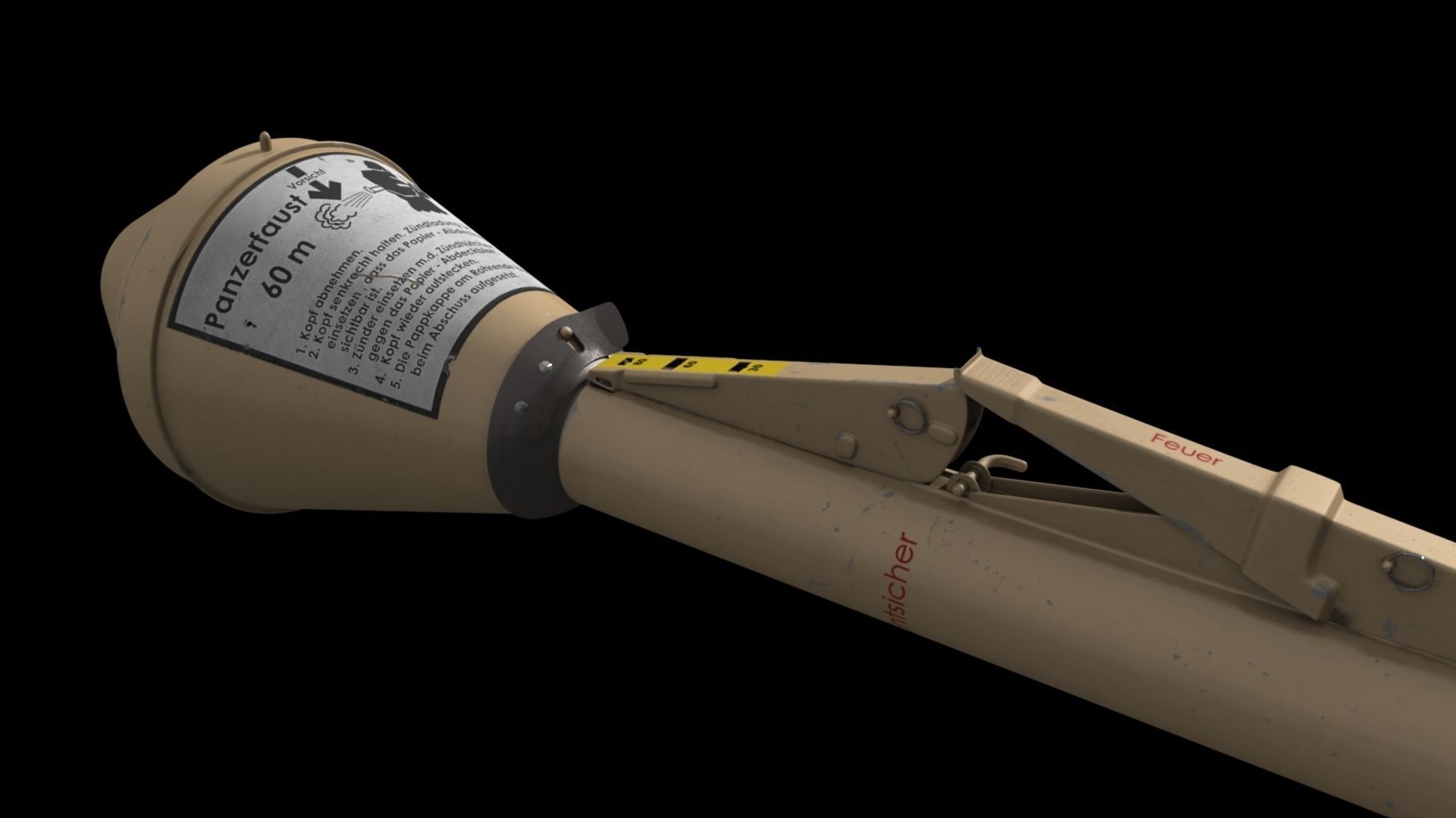 Panzerfaust 60 3D model_5