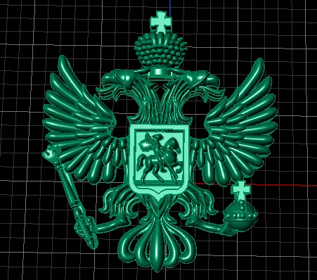 High Quality Eagle Shaped Imperial 3d model 3D print model