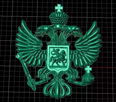High Quality Eagle Shaped Imperial 3d model 3D print model
