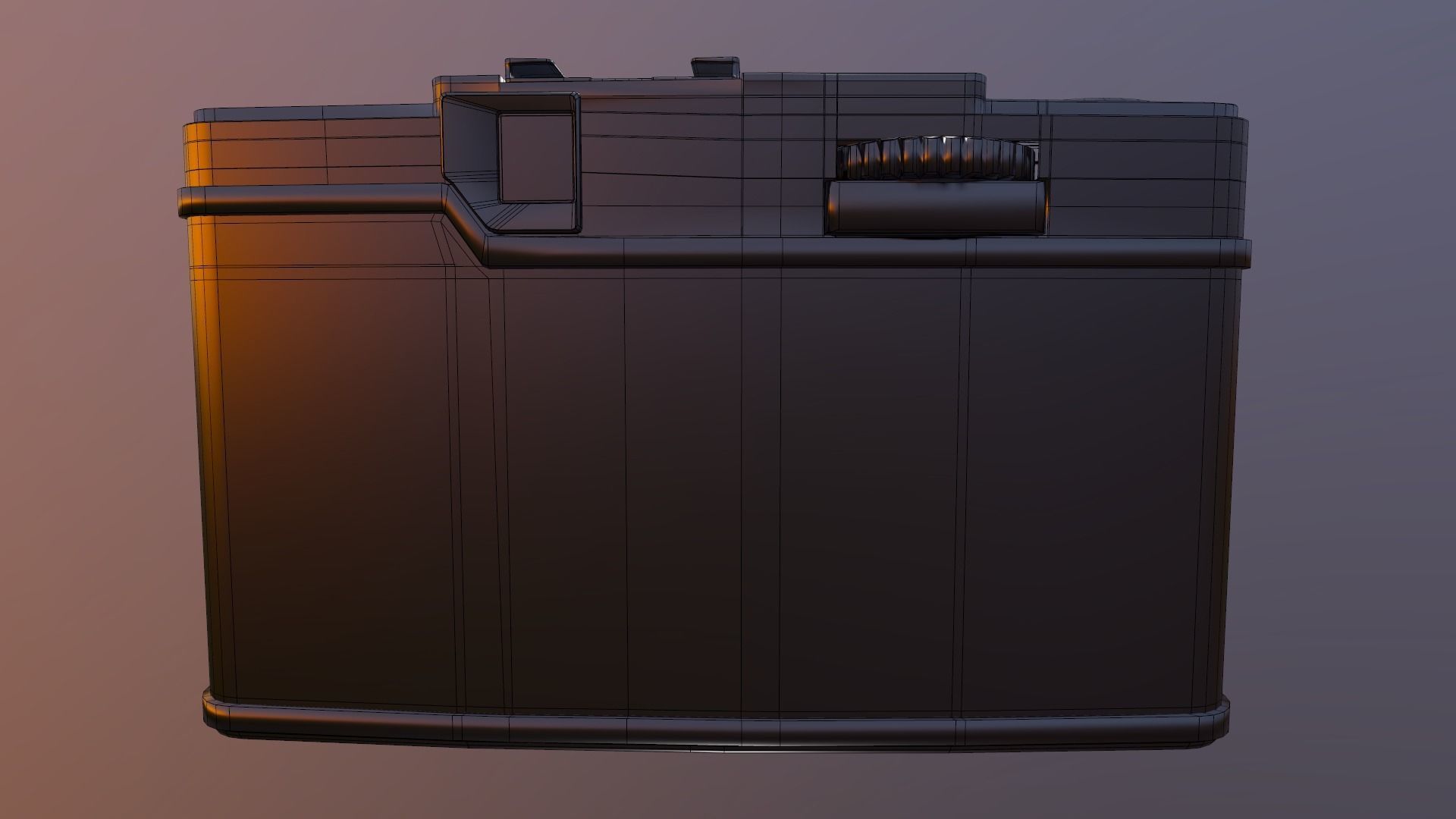 OLYMPUS - PEN EE2 Low-poly 3D model_8