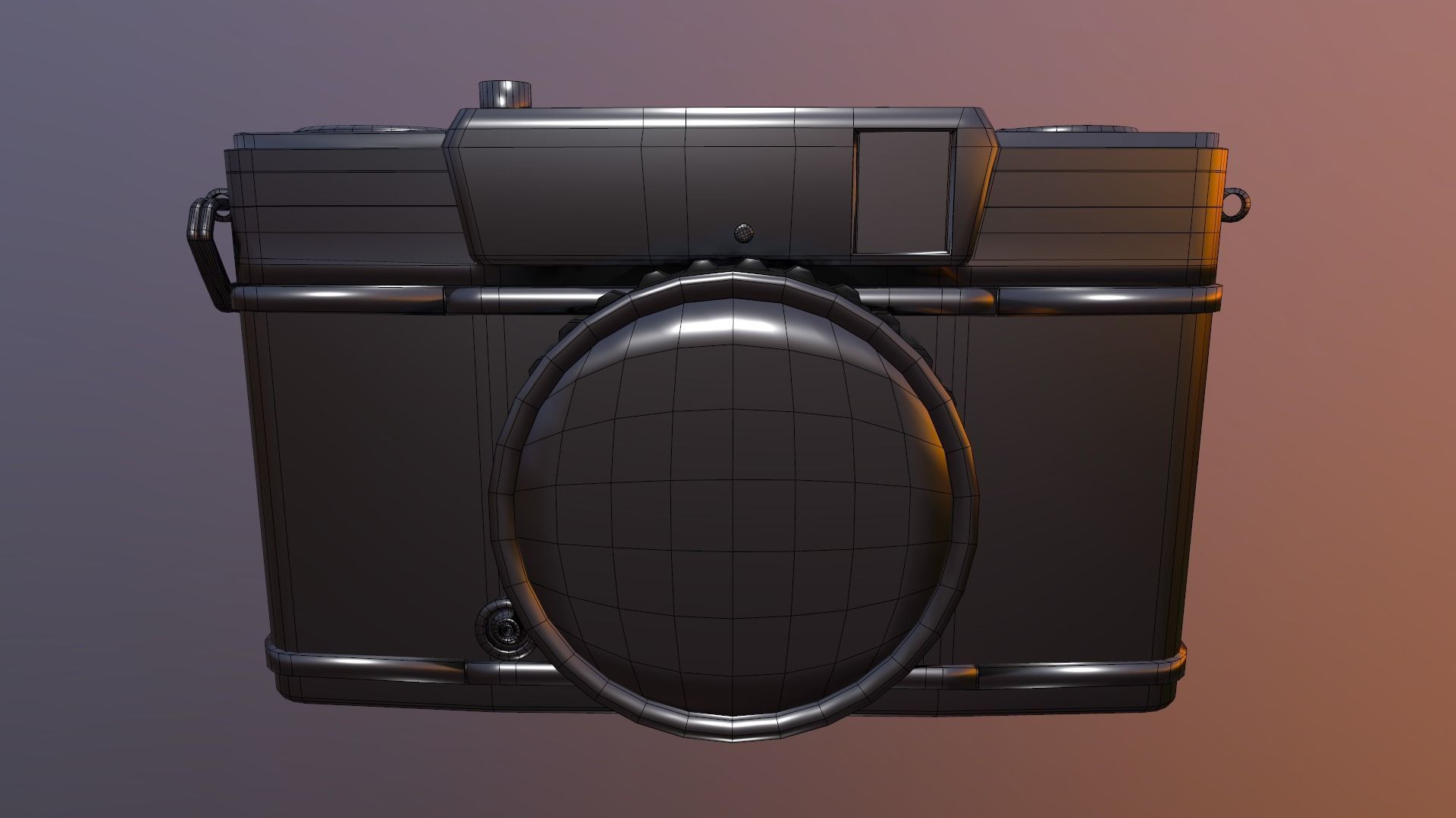 OLYMPUS - PEN EE2 Low-poly 3D model_2