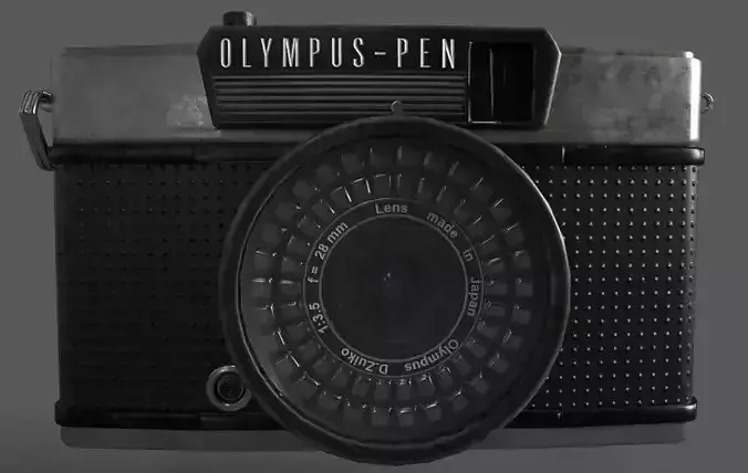 OLYMPUS - PEN EE2 Low-poly 3D model