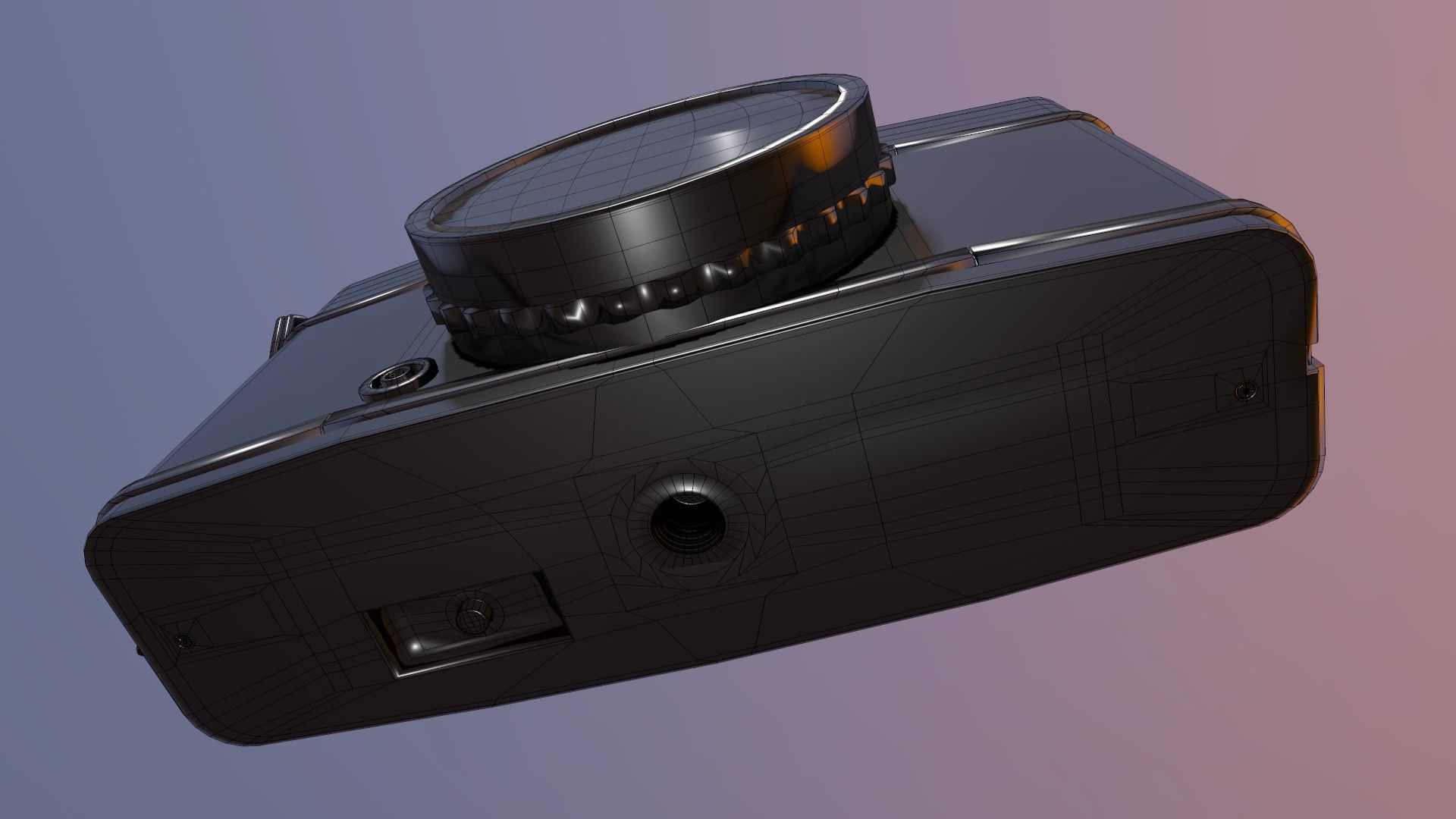 OLYMPUS - PEN EE2 Low-poly 3D model_10