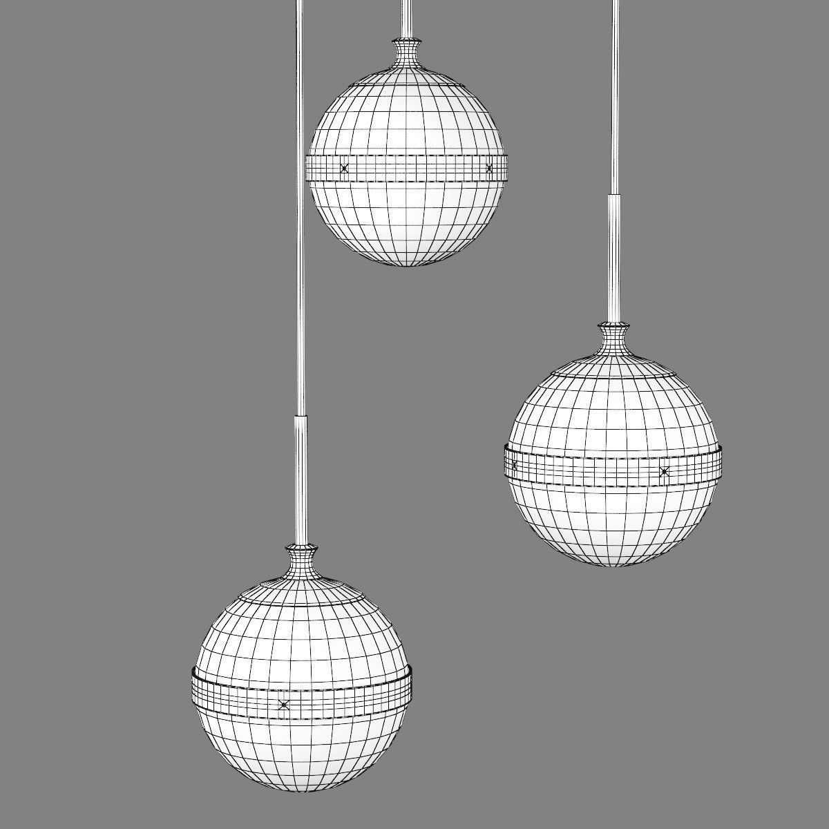 81313x Globo Lightstar Chandelier 3D model_8