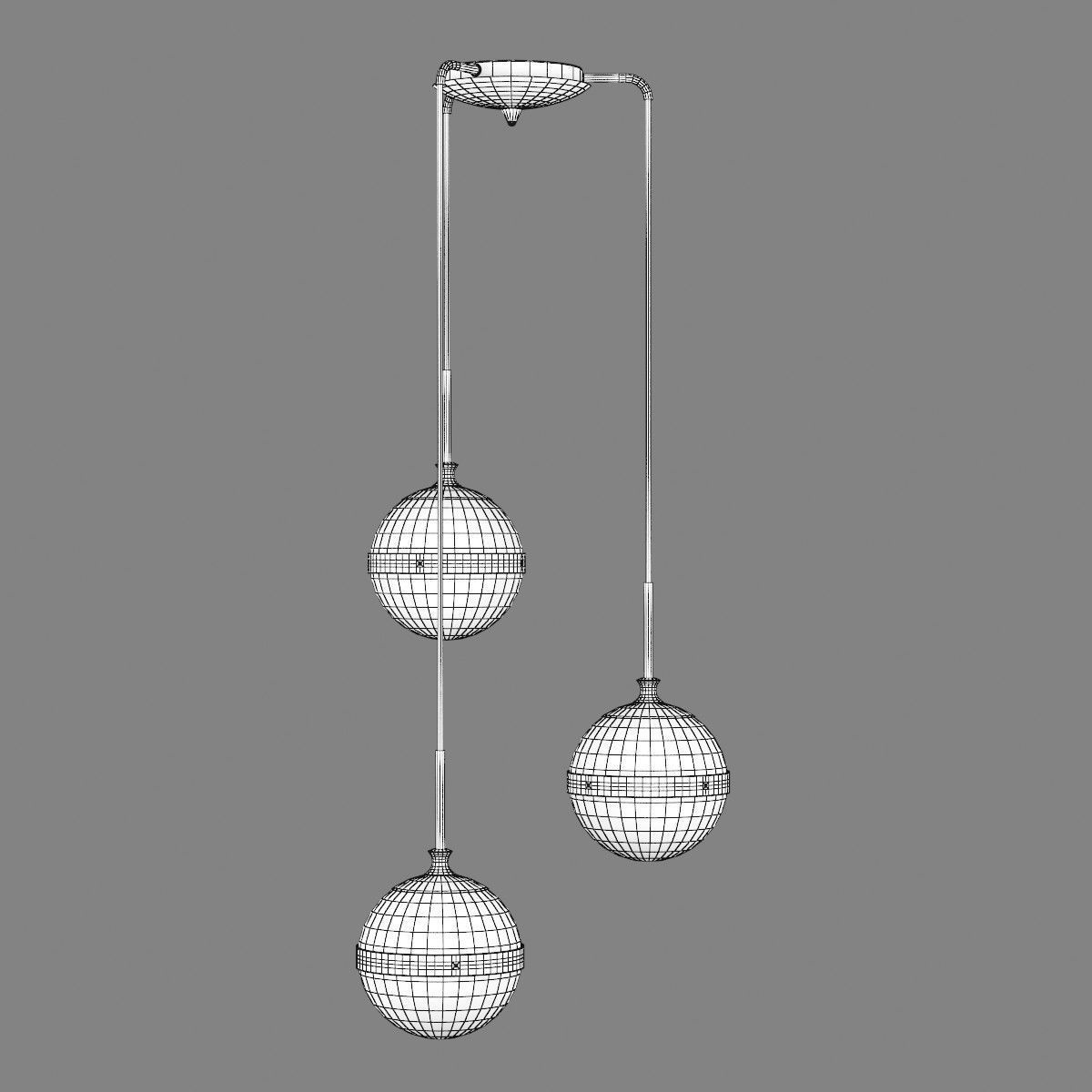 81313x Globo Lightstar Chandelier 3D model_6