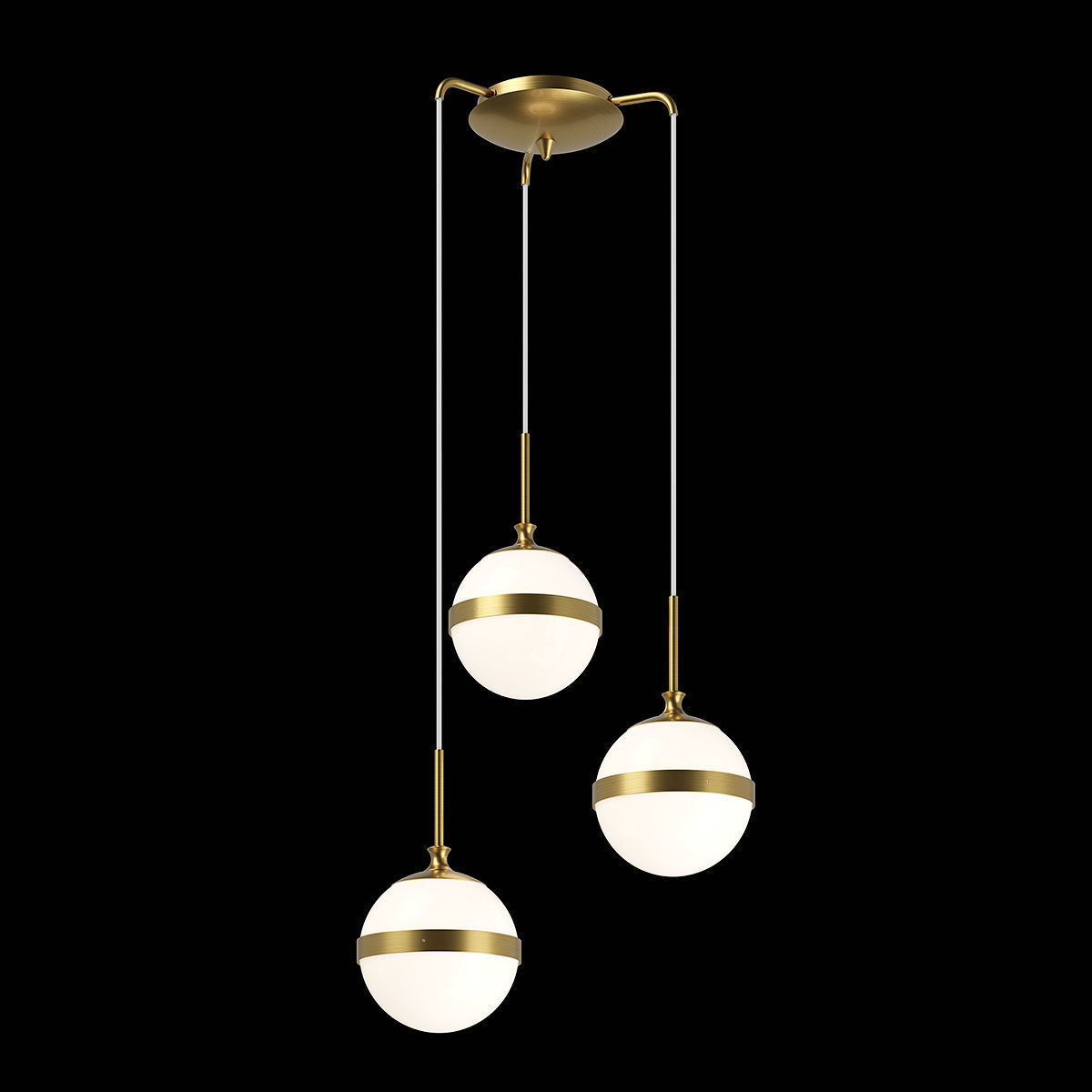 81313x Globo Lightstar Chandelier 3D model_2