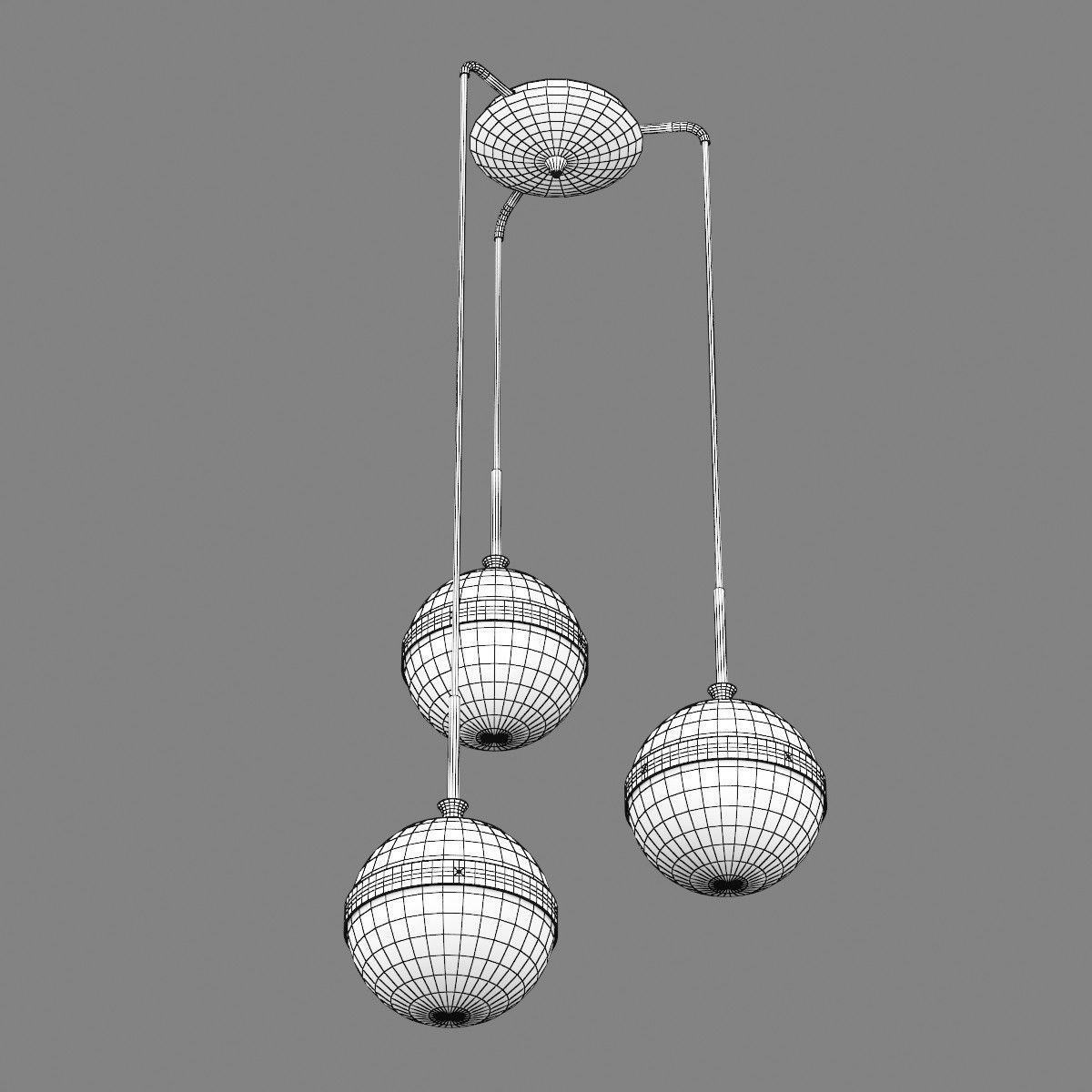 81313x Globo Lightstar Chandelier 3D model_7