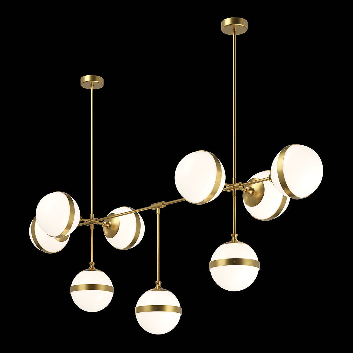 81319x Globo Lightstar Chandelier 3D model_2