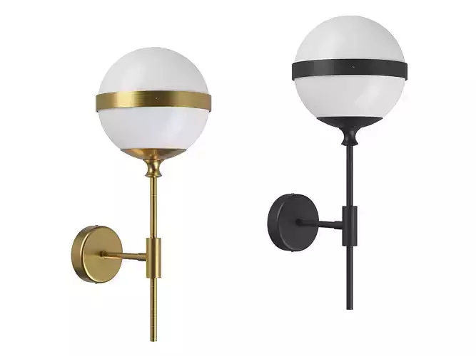 81361x Globo Lightstar Sconce 3D model