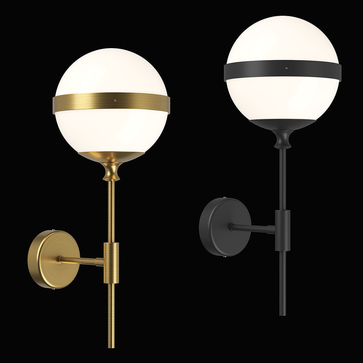 81361x Globo Lightstar Sconce 3D model_1