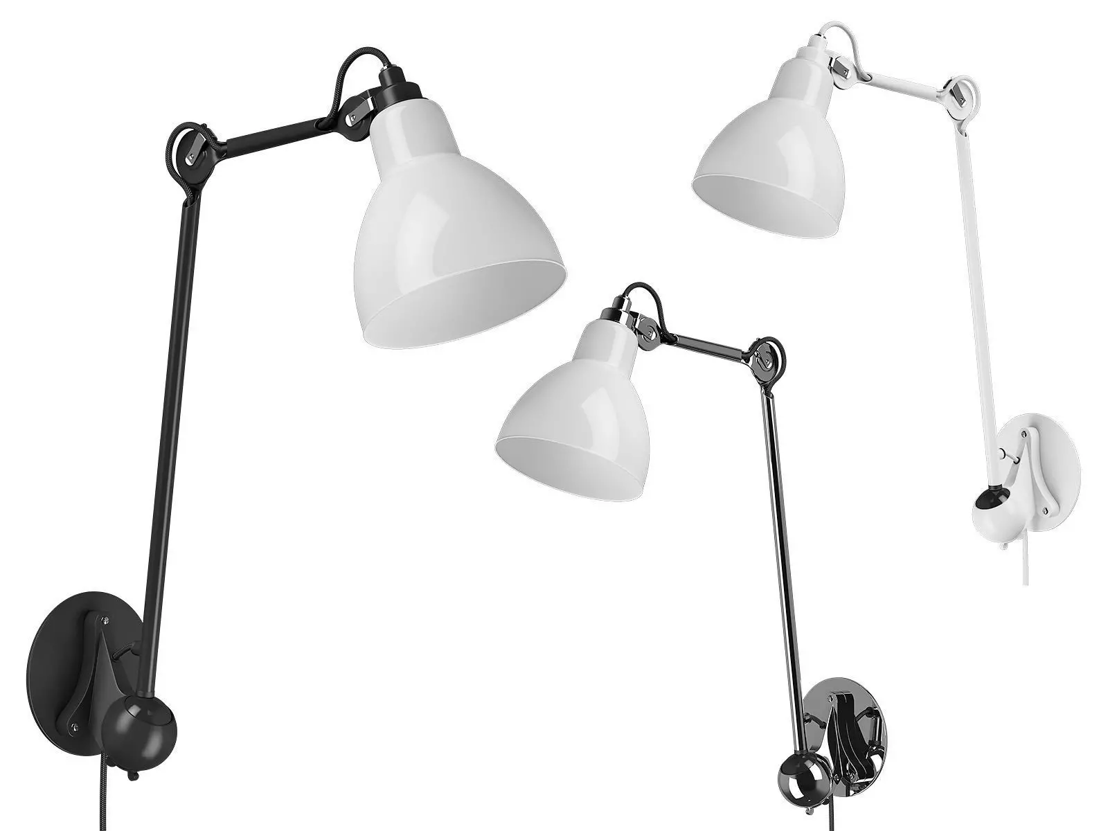 86561x Loft Lightstar Adjustable Sconce 3D model_0