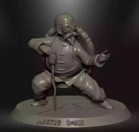 Dragon Ball - Muten Roshi 3D print model