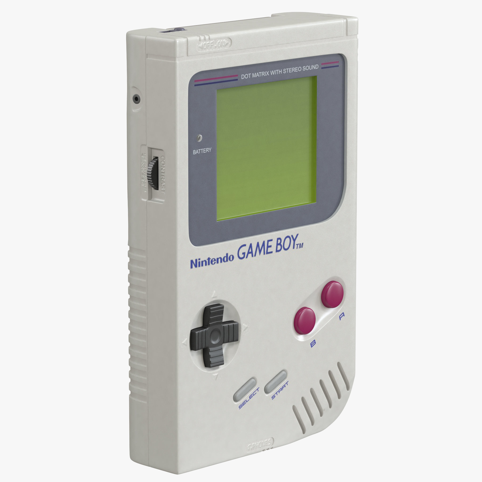 Nintendo Game Boy 3D model_16