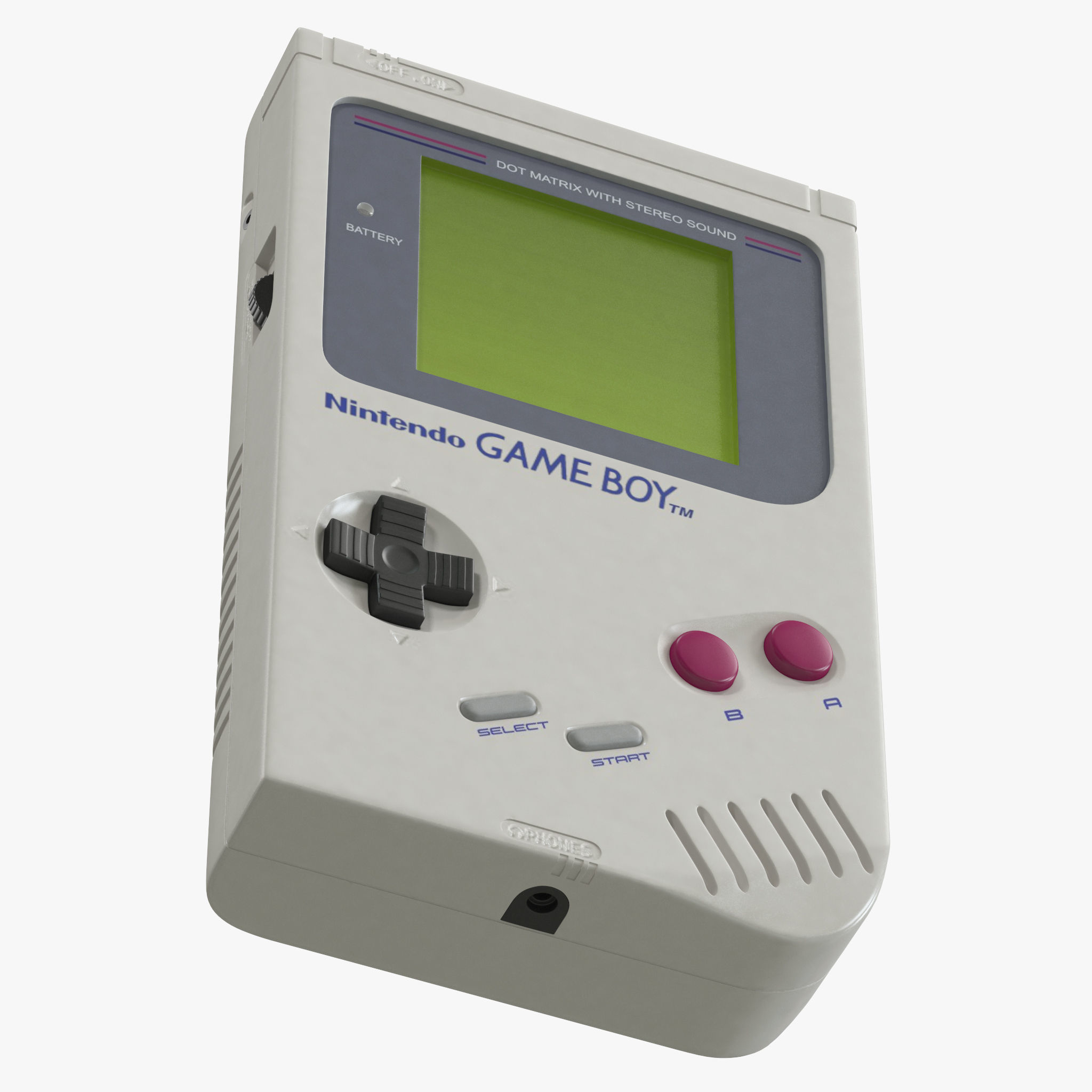 Nintendo Game Boy 3D model_26