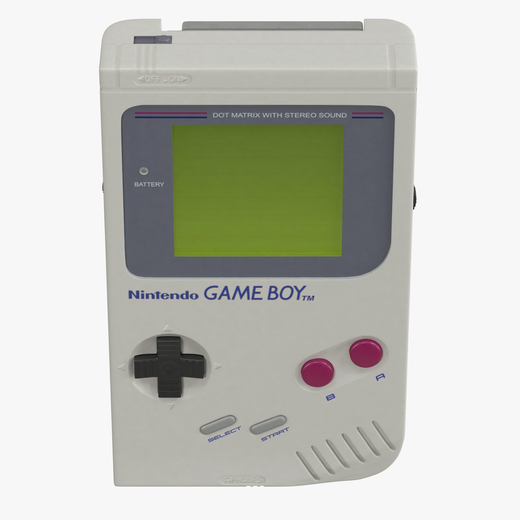 Nintendo Game Boy 3D model_19