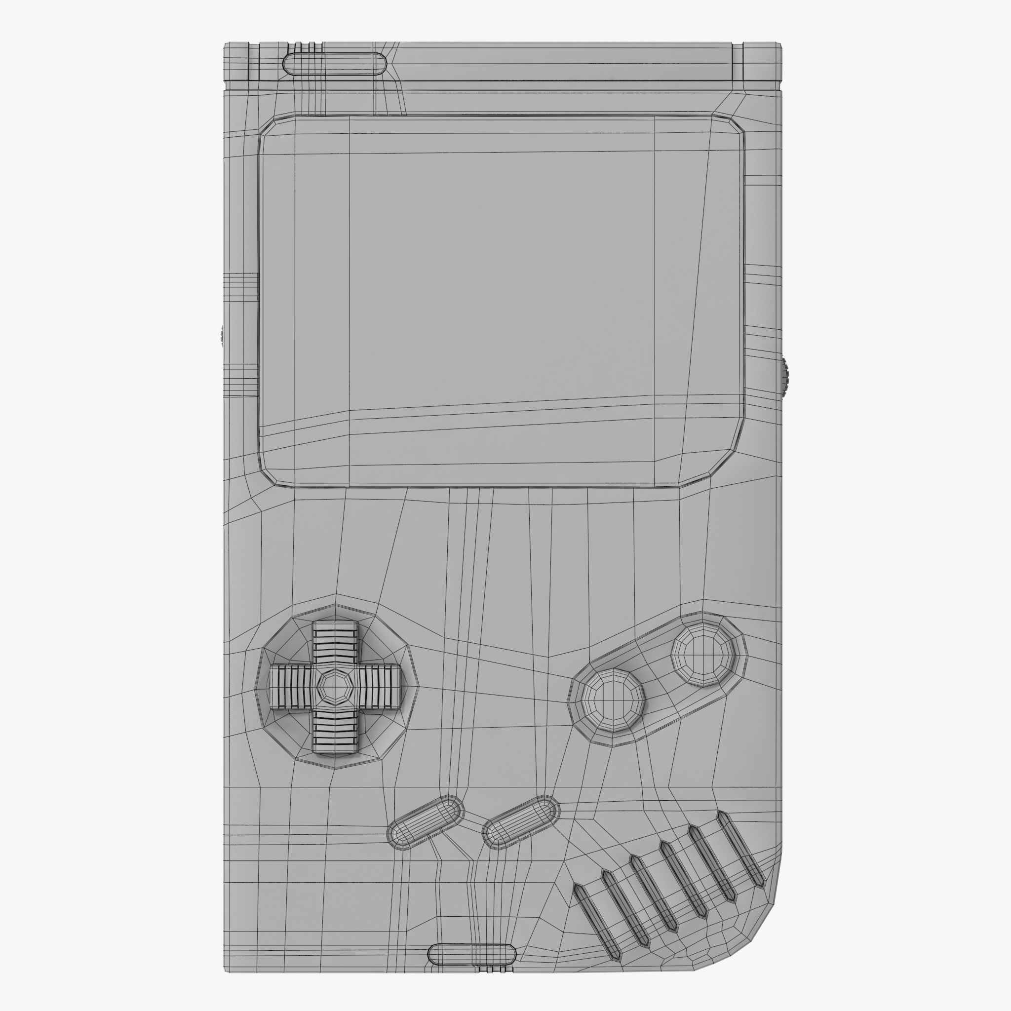 Nintendo Game Boy 3D model_44