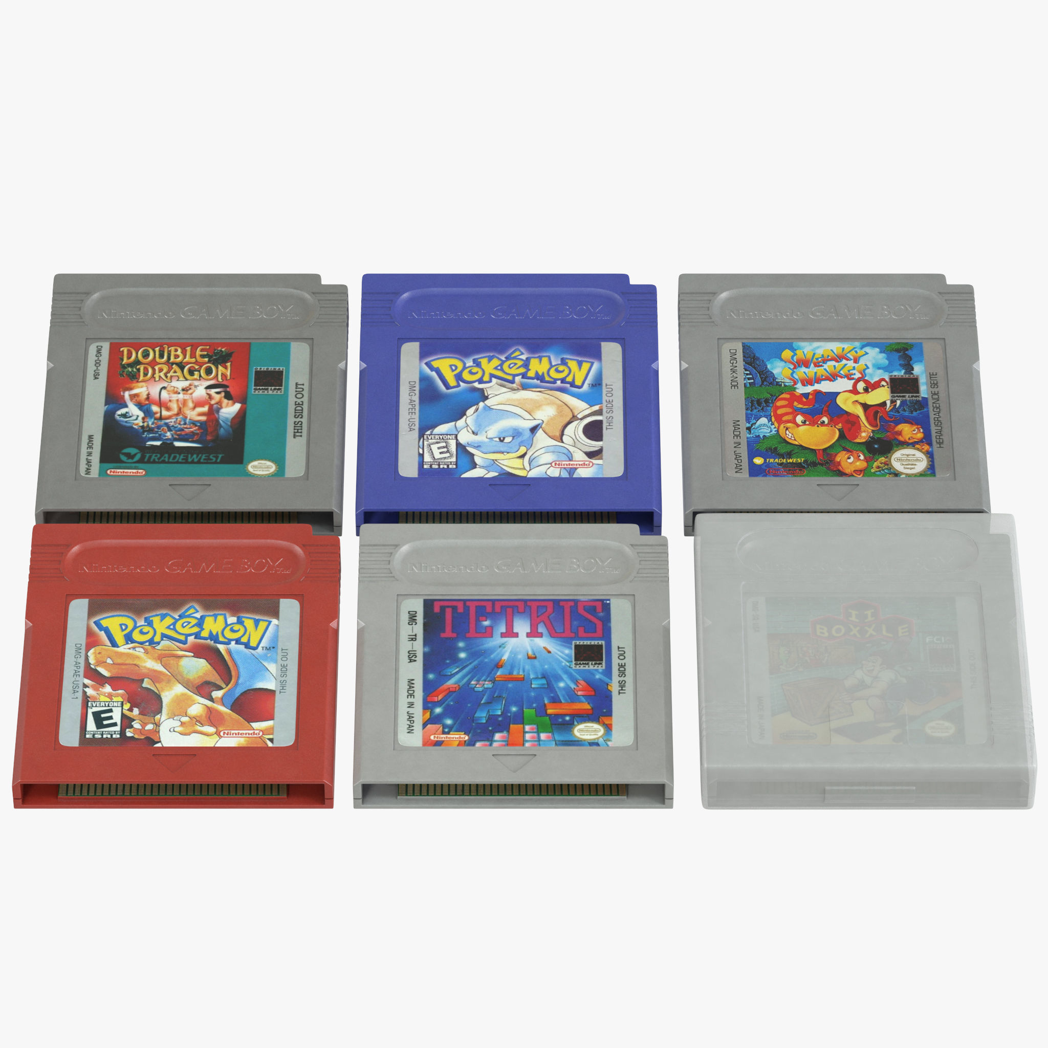 Nintendo Game Boy 3D model_34