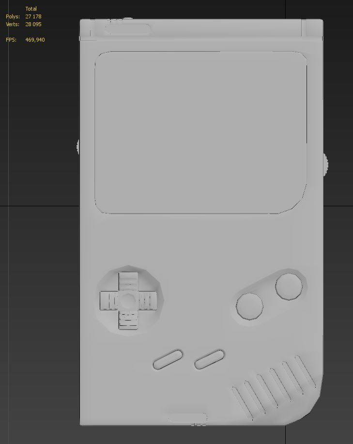 Nintendo Game Boy 3D model_54