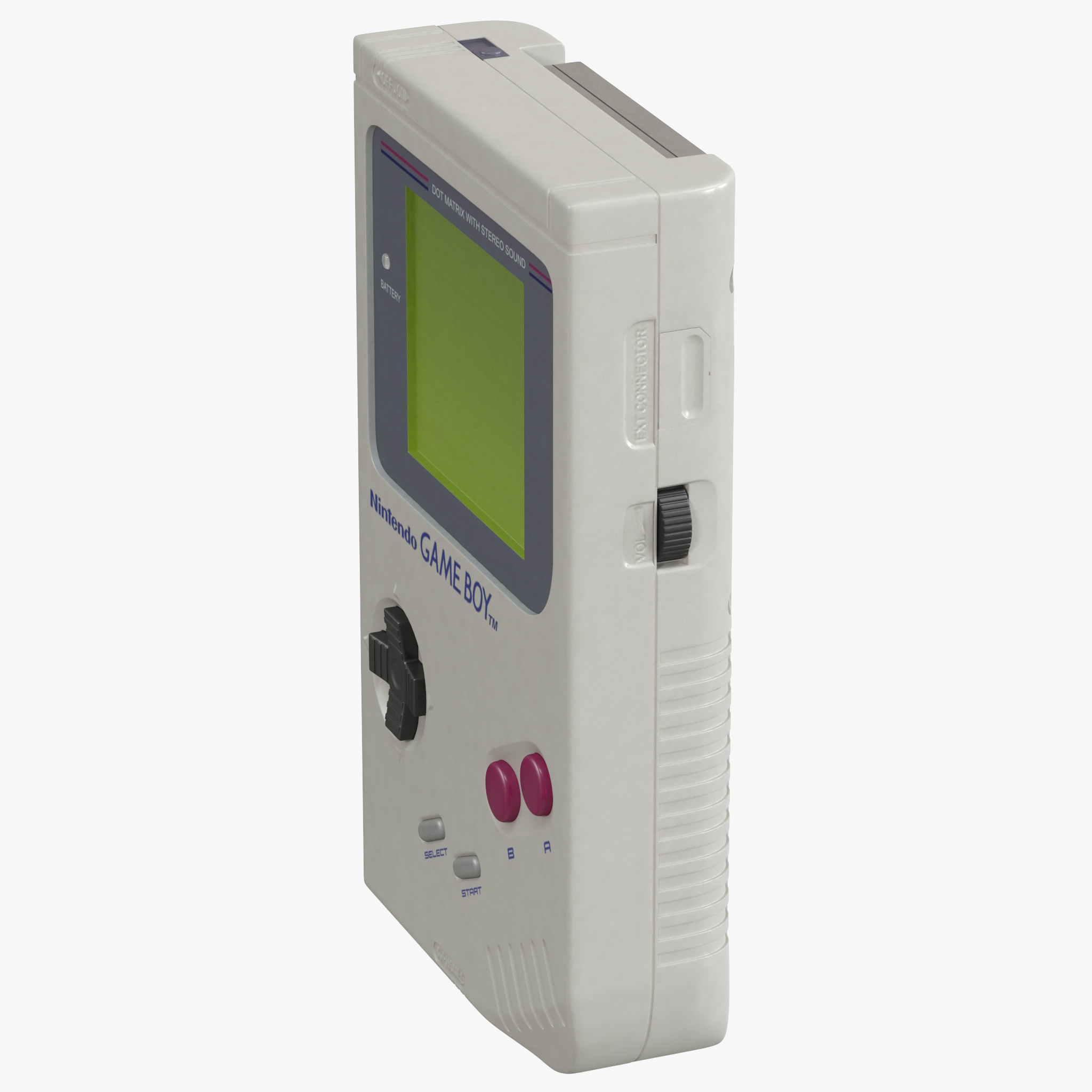 Nintendo Game Boy 3D model_23