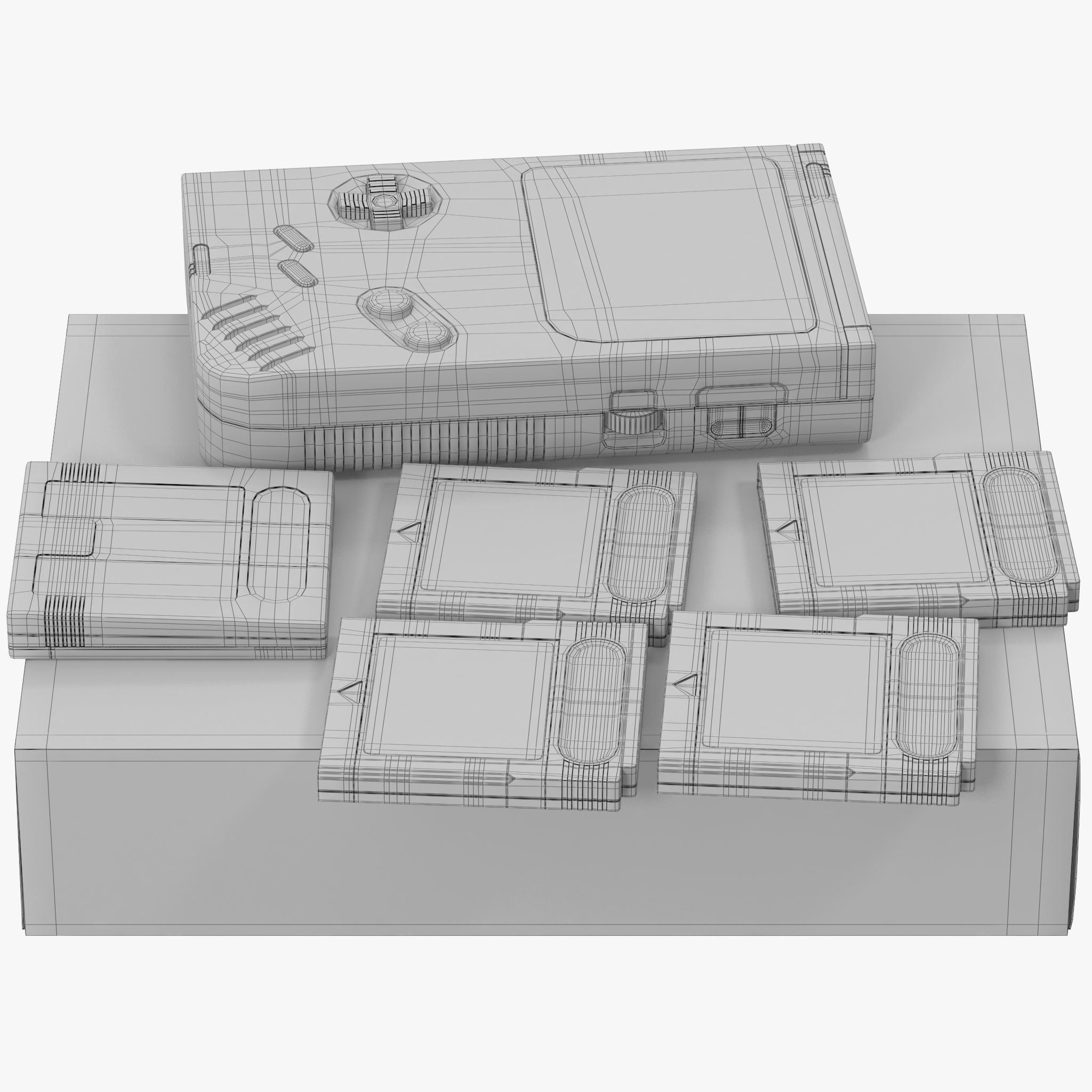 Nintendo Game Boy 3D model_43
