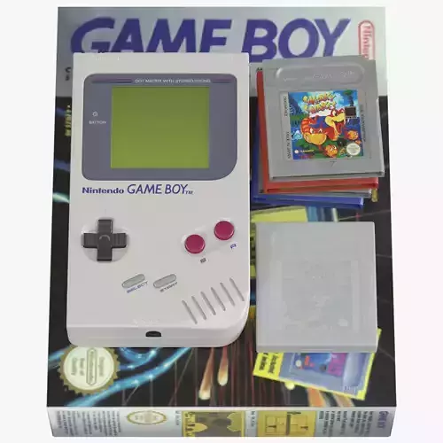 Nintendo Game Boy 3D model