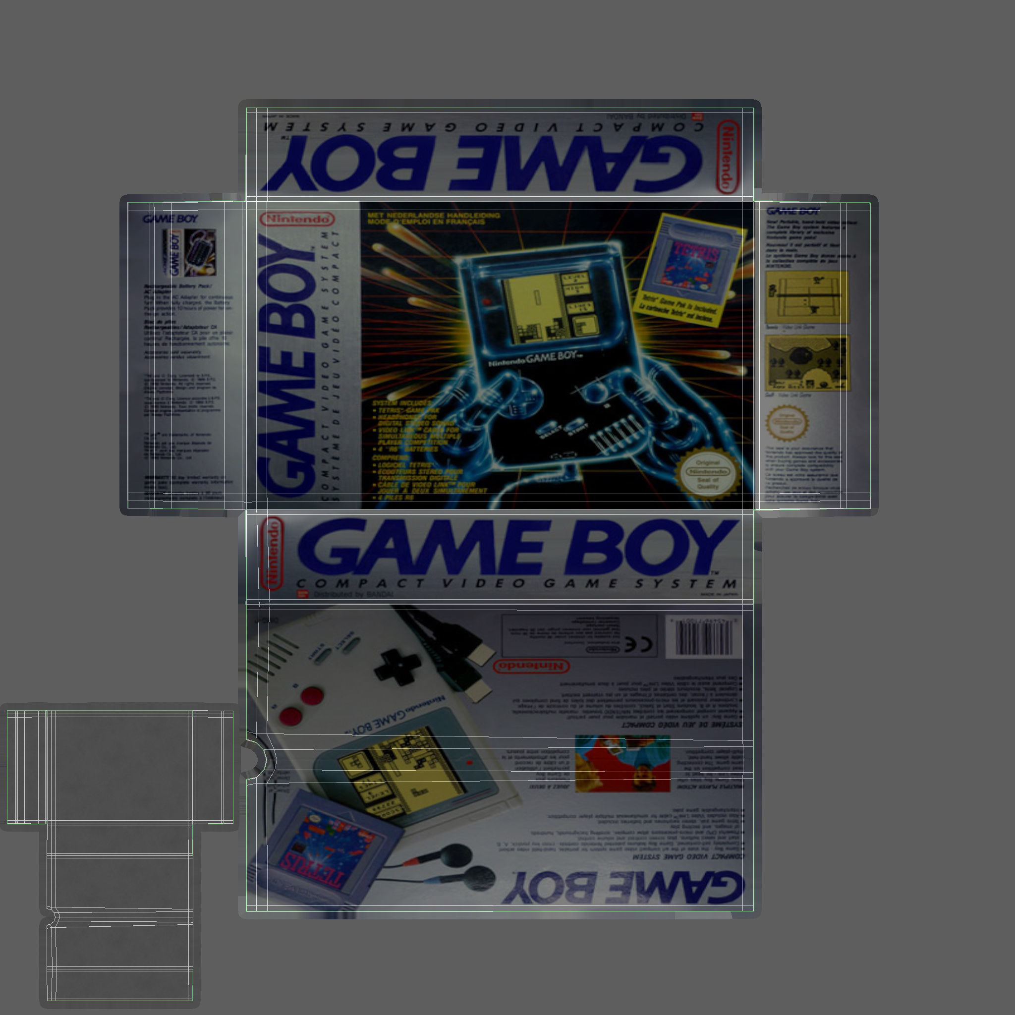 Nintendo Game Boy 3D model_52