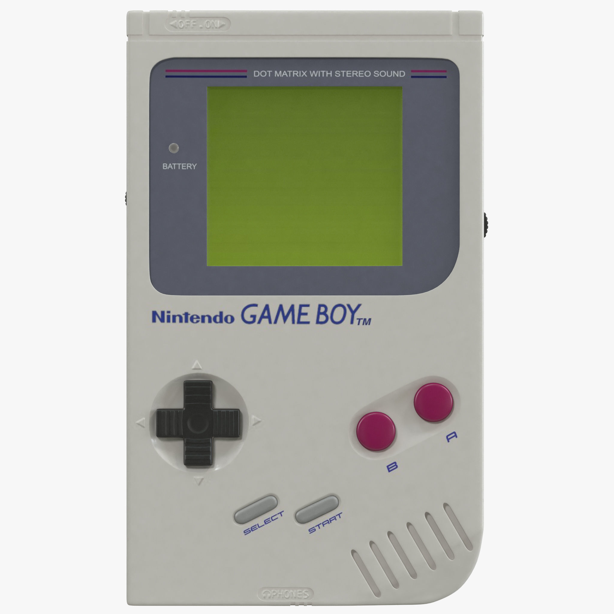 Nintendo Game Boy 3D model_18