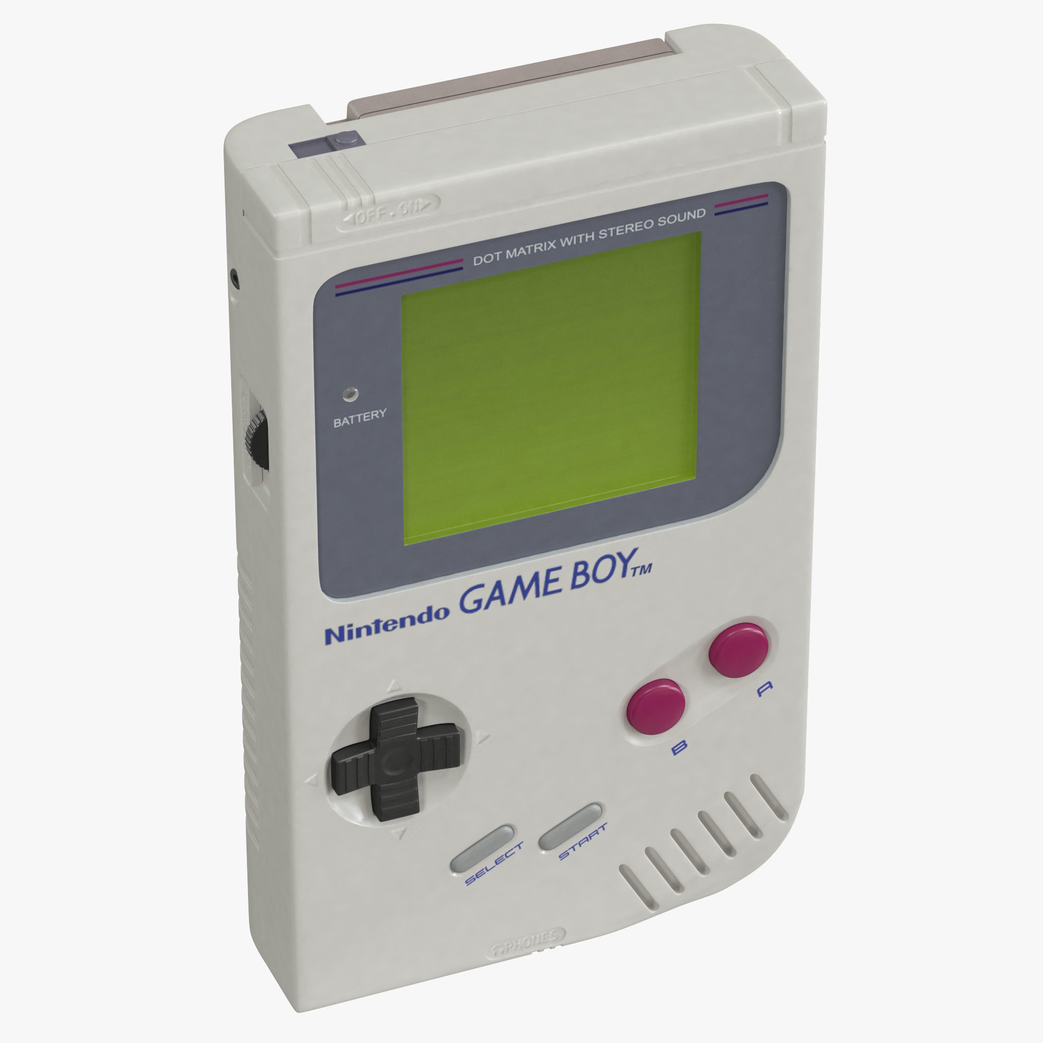 Nintendo Game Boy 3D model_21