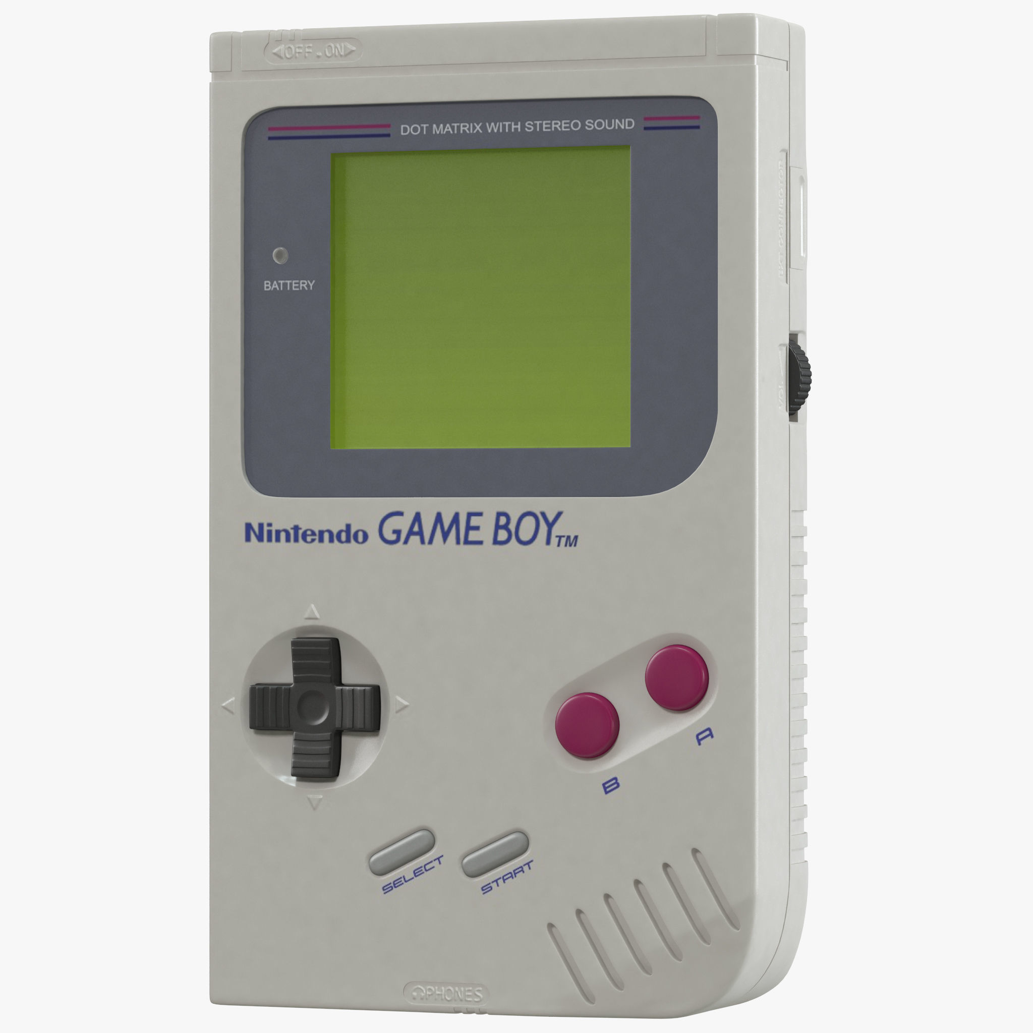 Nintendo Game Boy 3D model_13