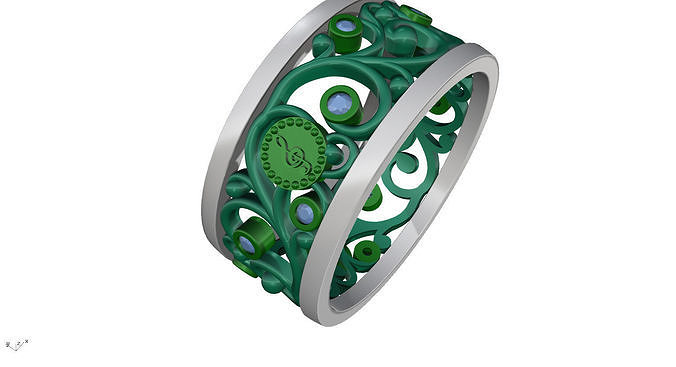 melody wedding ring 7441 3D print model