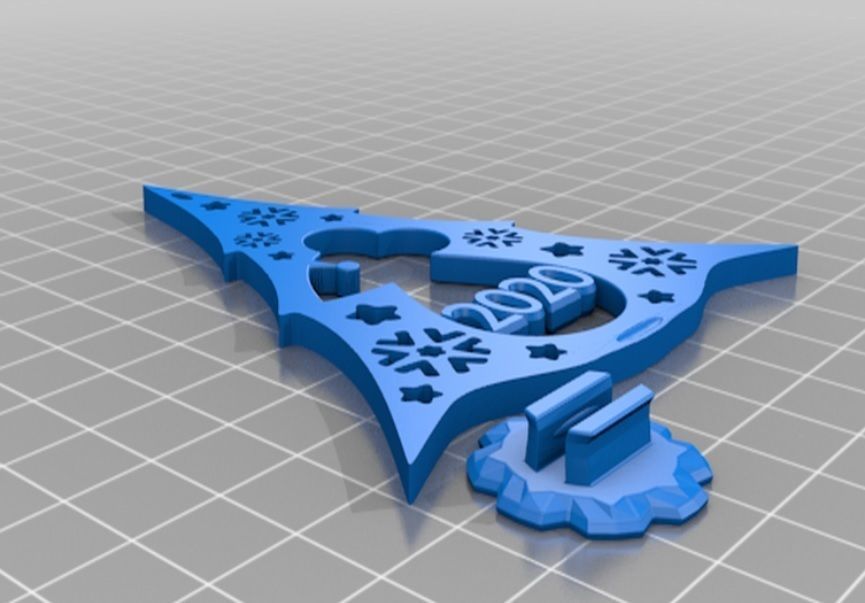 Christmas tree 2020 Free 3D print model_3
