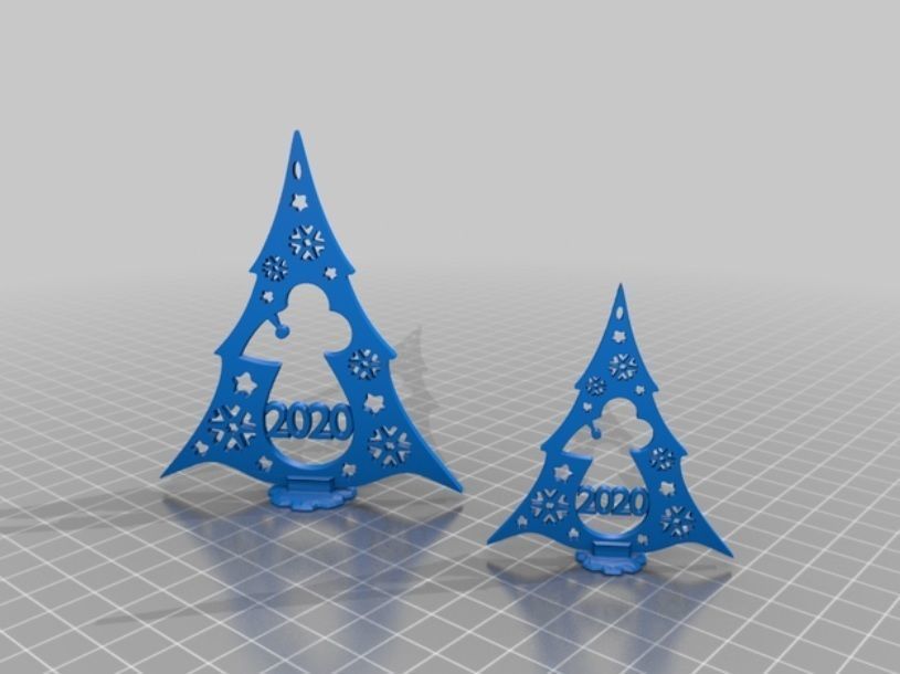 Christmas tree 2020 Free 3D print model_2