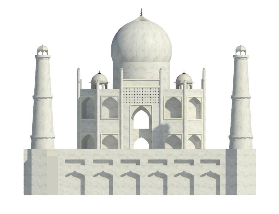 TAJ MAHAL REVIT MODEL 3D model_3