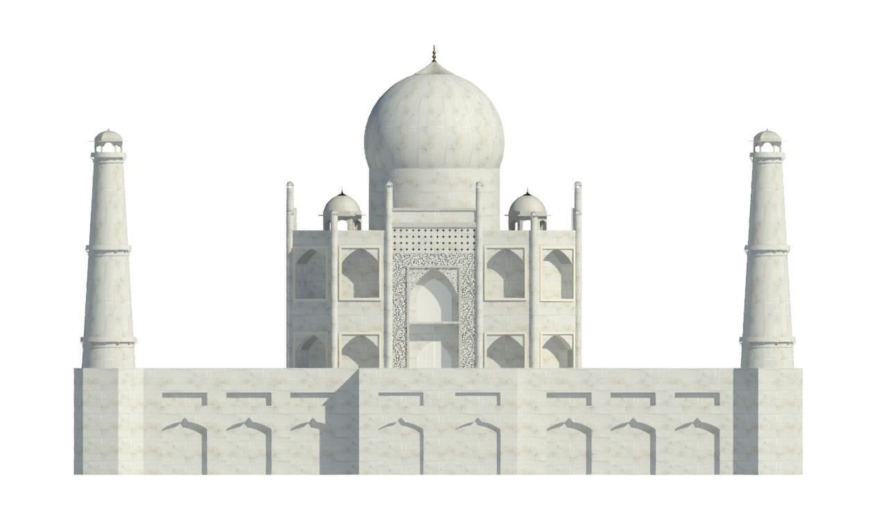 TAJ MAHAL REVIT MODEL 3D model_1