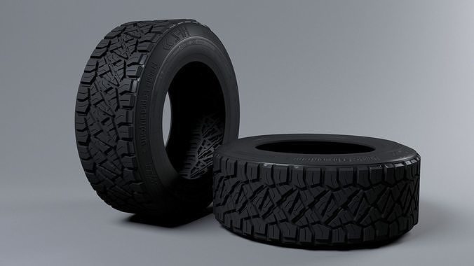Tyre- Nitto Ridge Grappler- 3D Model 3D model