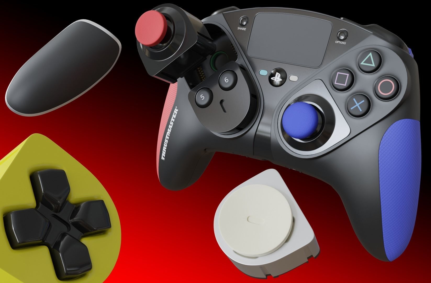 eSwap pro Controller 3D model_2