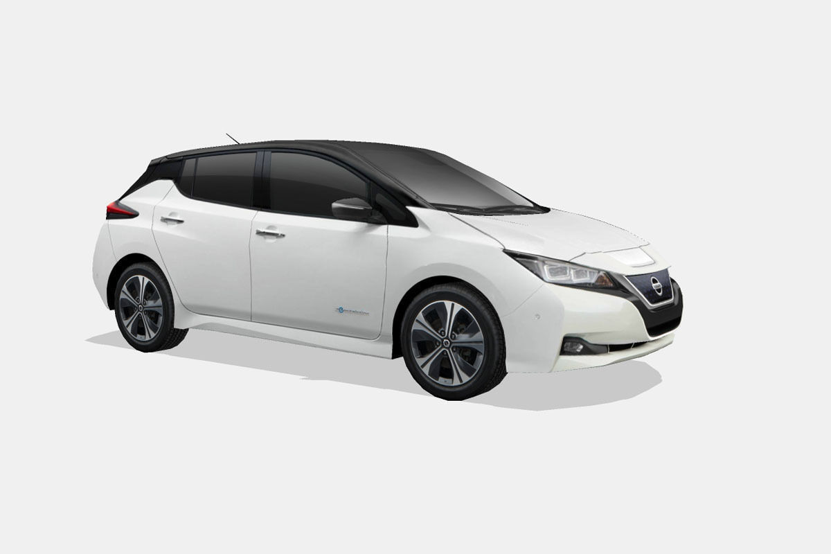 Nissan Leaf 2018 Low-poly 3D model_15