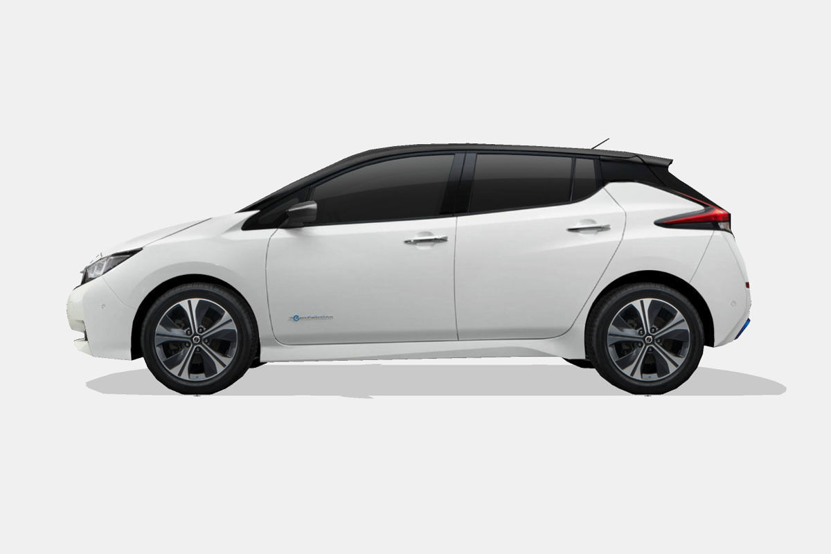 Nissan Leaf 2018 Low-poly 3D model_6