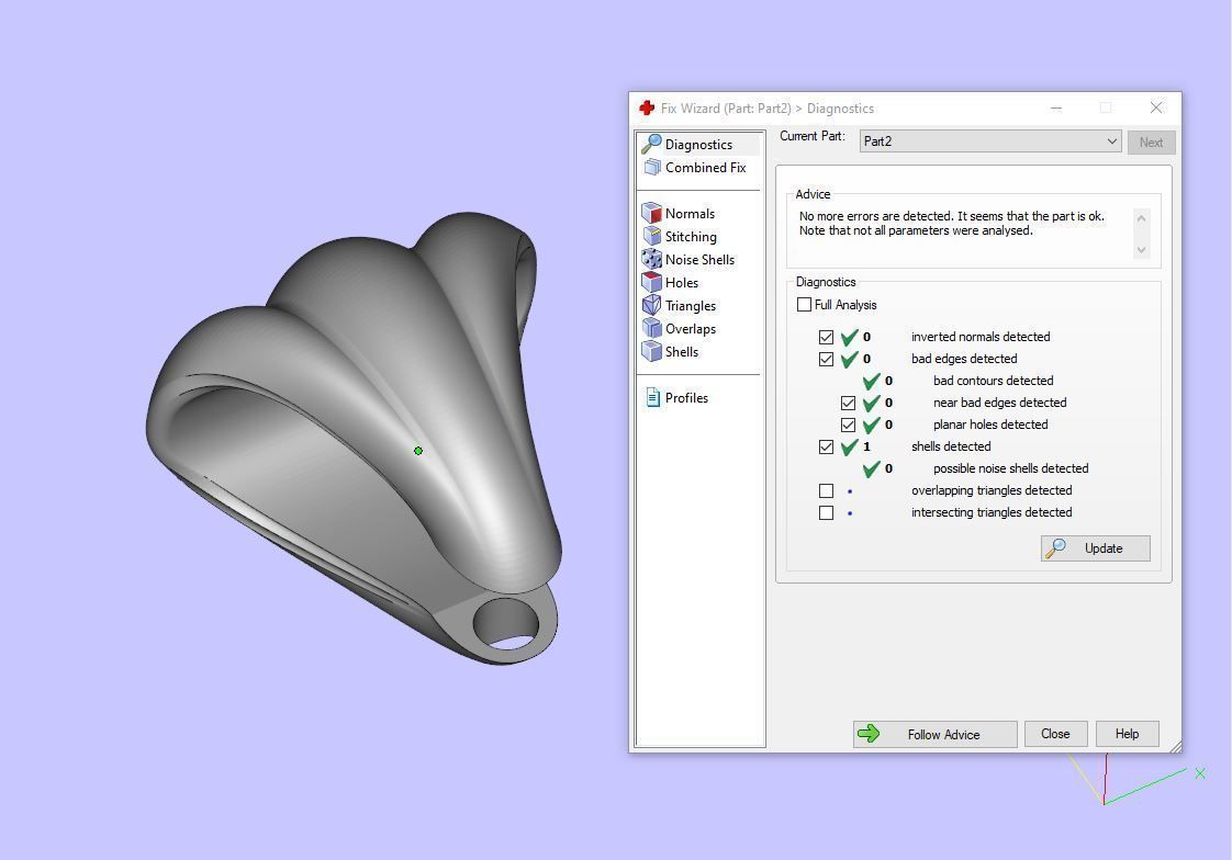 Cross with Gothic elements 3D print model_6
