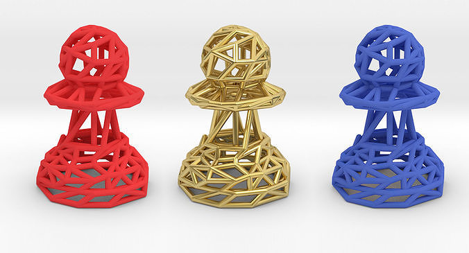 Pawn chess 3D print model