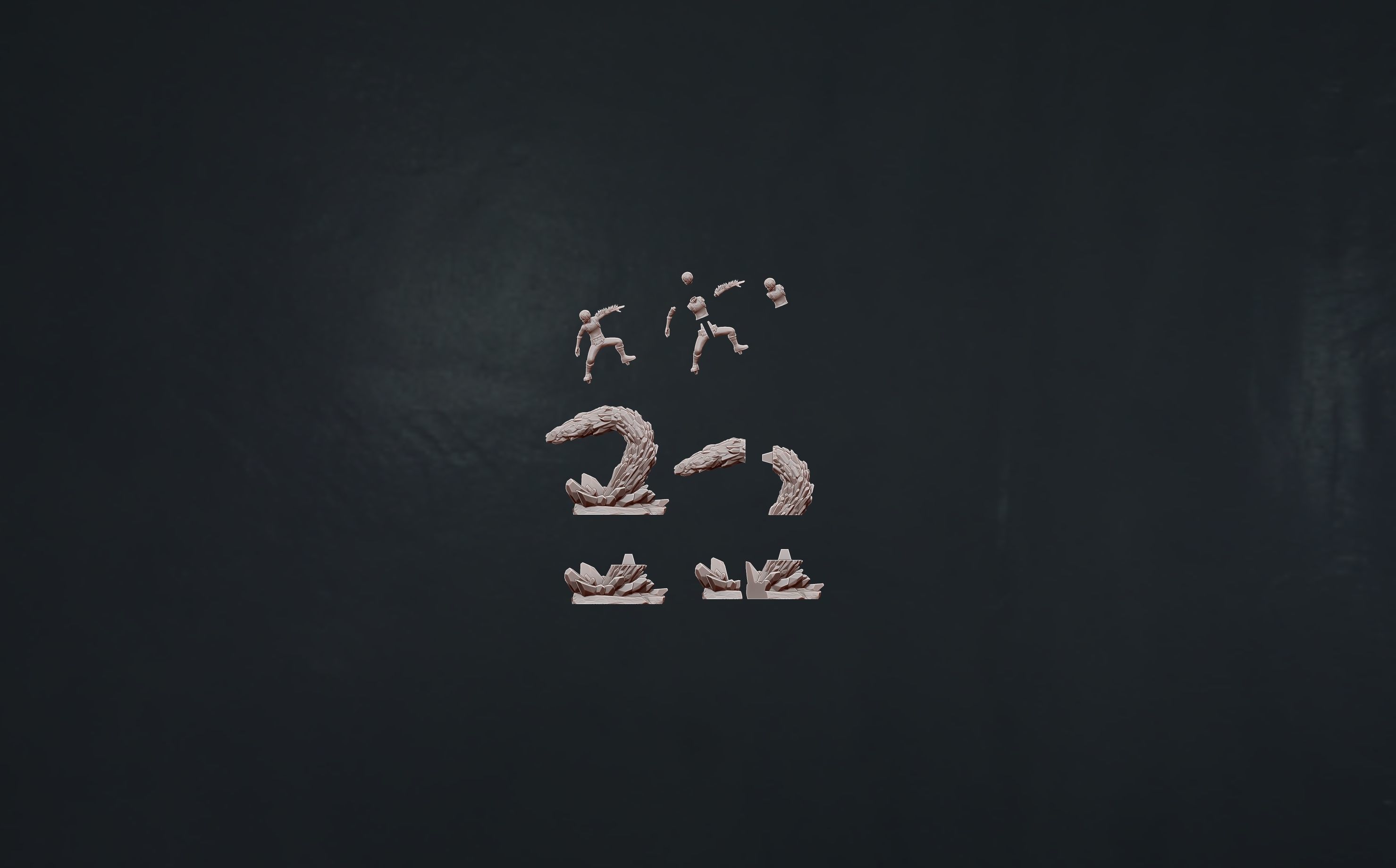 todoroki - my hero academia - mha 3d print statue 3D print model_3